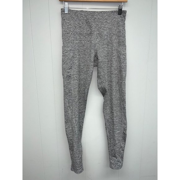 CHAMPION MARLED Gray Women's Leggings Size Medium Pockets - Picture 1 of 5